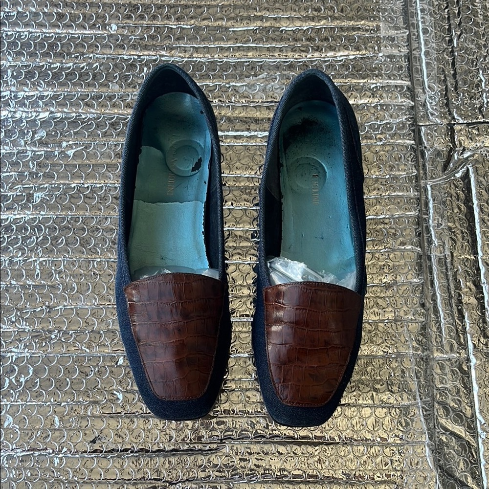 Enzo Angiolini woman’s Brown and Black Loafers